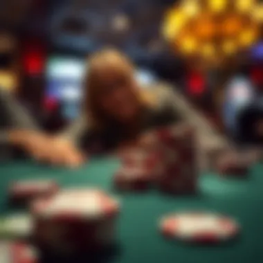 Strategic gameplay illustrating the use of bonus chips