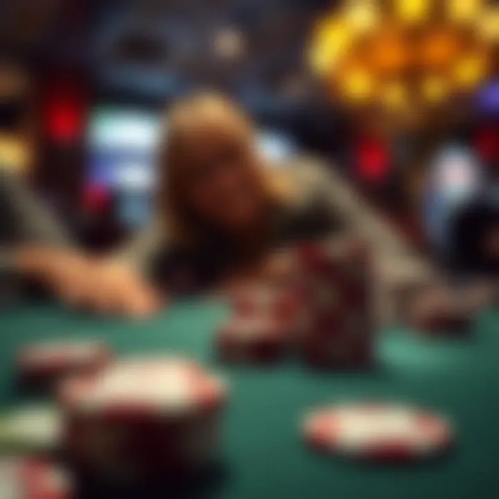 Strategic gameplay illustrating the use of bonus chips