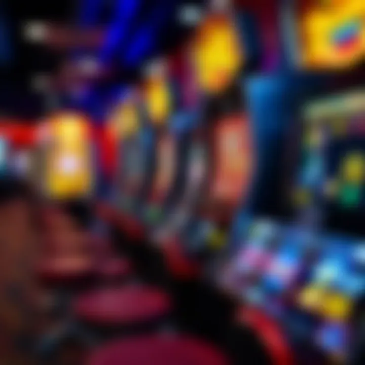 Illustration of responsible gaming practices while using slot machines