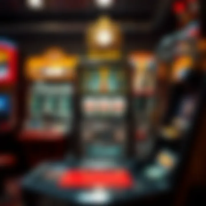 A diagram illustrating the mechanics behind slot machines