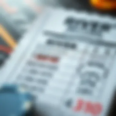 A detailed close-up of a sports betting ticket with river-themed sports events highlighted