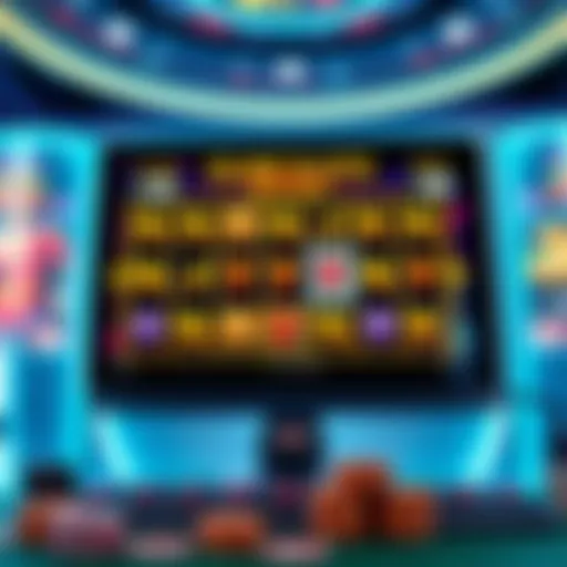 Captivating Online Slots Interface A captivating online slots interface showcasing vibrant graphics and engaging gameplay.