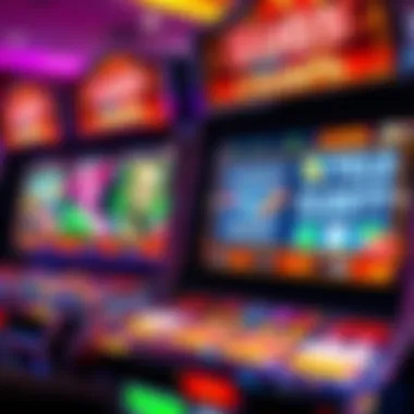 A modern video slot machine showcasing advanced graphics