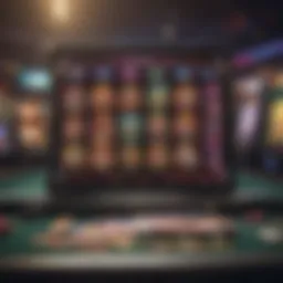 Visual representation of the Mega Moolah slot interface showcasing vibrant graphics and dynamic gameplay.