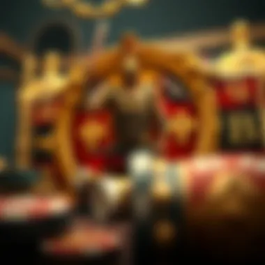 A detailed view of the Spartacus theme, highlighting iconic symbols and elements.