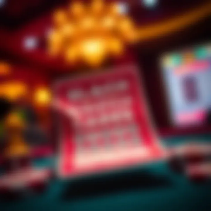 A close-up of a scratch card being revealed with excitement