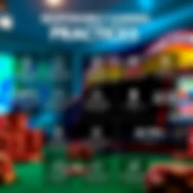 An infographic illustrating responsible gaming practices in scratch games