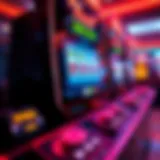 Vibrant depiction of a free slots gaming interface