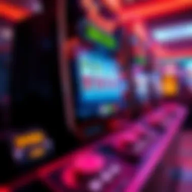 Free Slots Gaming Interface Vibrant depiction of a free slots gaming interface