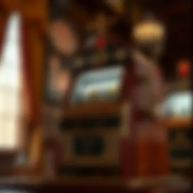 Historical slot machine from the early 20th century