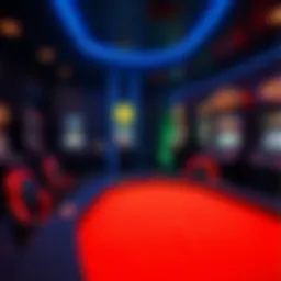 An immersive gaming setup showcasing WMS slot games on PC