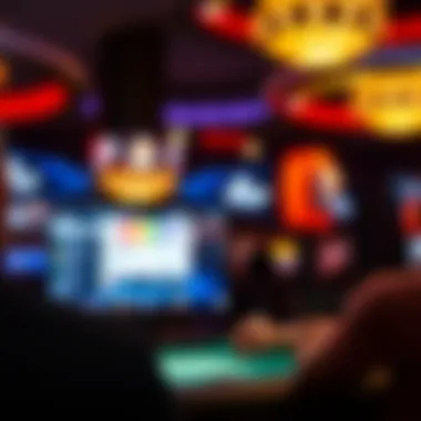 A captivating view of the WSOP game interface on Facebook