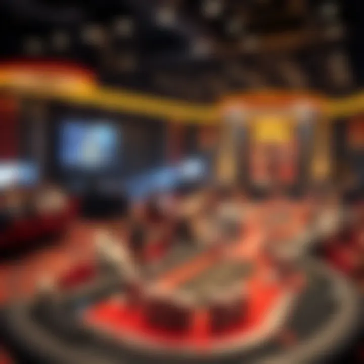 Overview of WSOP Unlimited Chips event layout