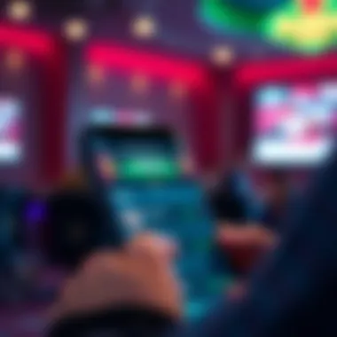 Close-up of a smartphone displaying the FanDuel app interface for sports betting