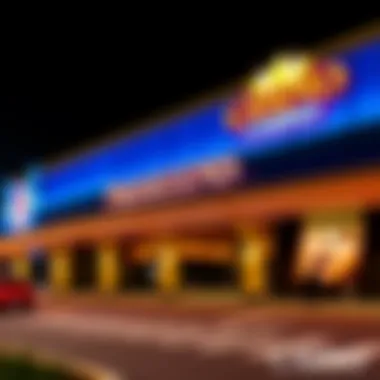 Firekeepers Casino Exterior Exterior view of Firekeepers Casino showcasing its vibrant architecture