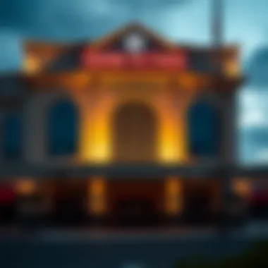 Grand Victoria Sports Book exterior view showcasing its architectural elegance