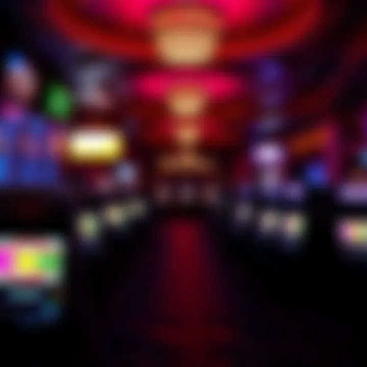 Interior ambiance of the Grand Victoria Sports Book highlighting betting stations