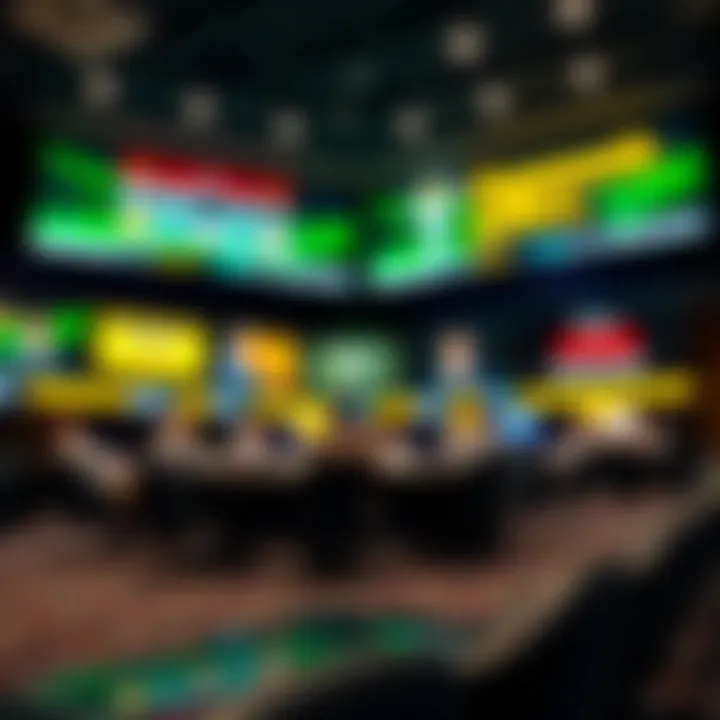 Promotional banners highlighting offers and bonuses at Hammond Sportsbook