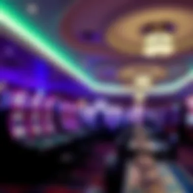 Interior gaming floor filled with various gaming machines and tables