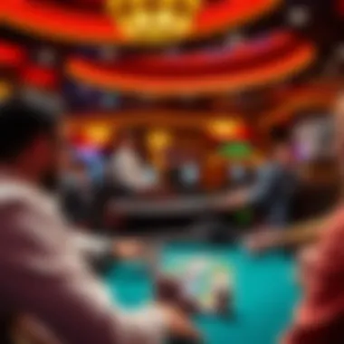 Exciting gameplay in a vibrant casino environment