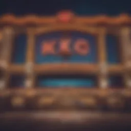 Exterior view of KC Casino showcasing its vibrant facade