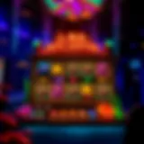 Vibrant underwater themed slot game interface