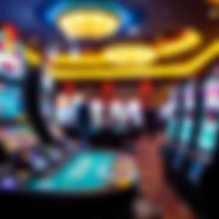 Exciting gaming floor at Legends Casino