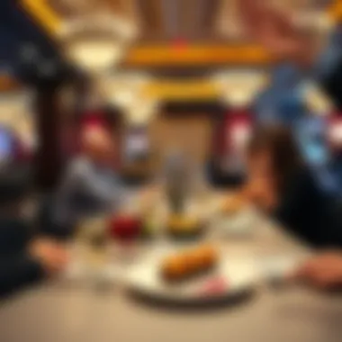 Gourmet dining experience at Legends