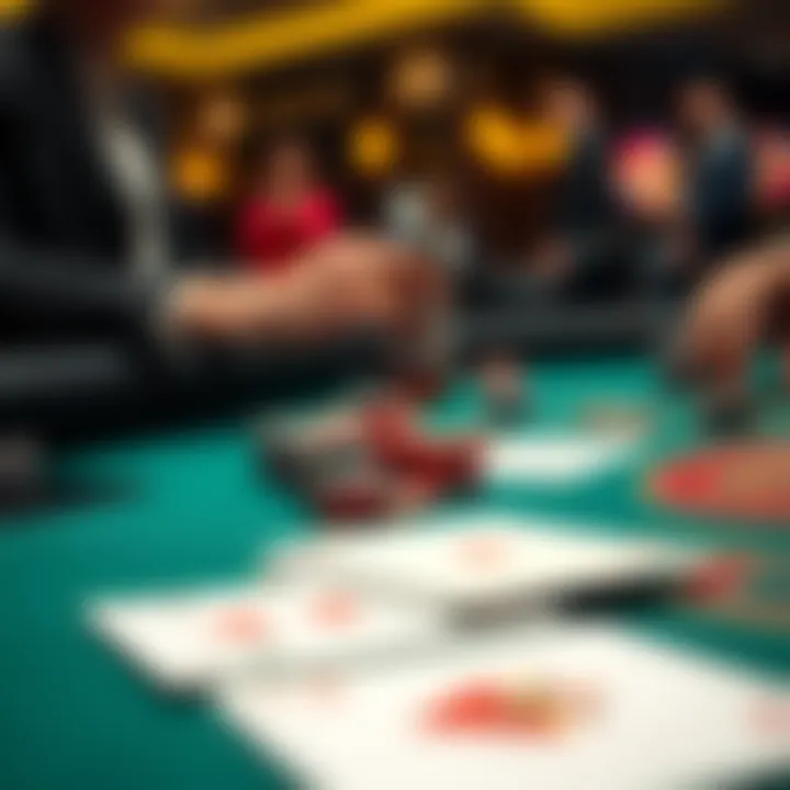 The Essence of the Game Close-up of cards and chips during a game