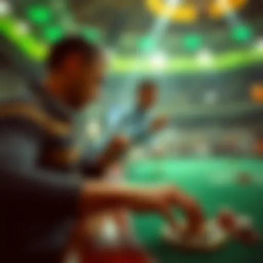 Jai Alai in Action Exciting Jai Alai match in action