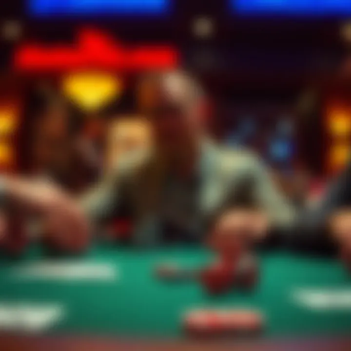 Strategic decision making in poker with odds calculations