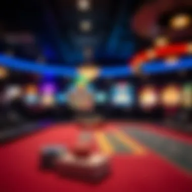 A serene setting representing responsible gambling practices.