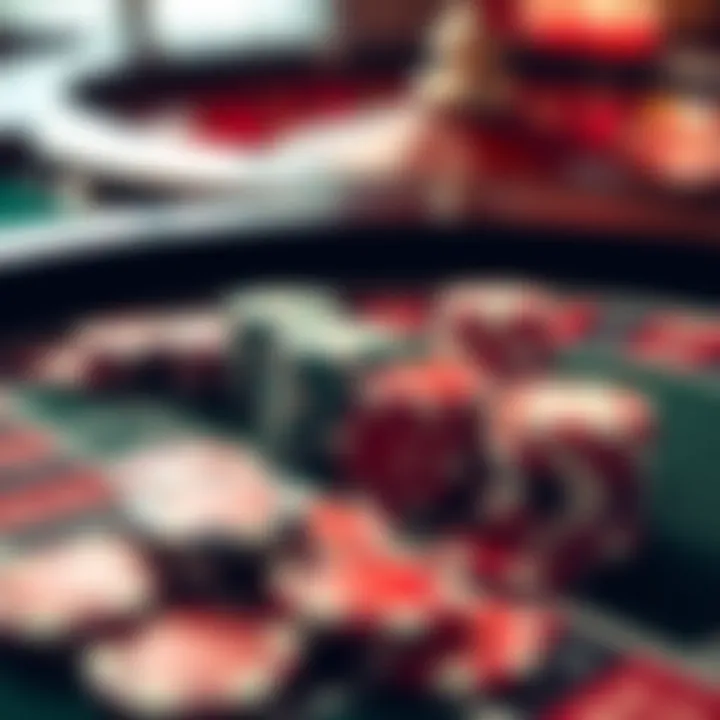 Understanding Roulette Chips: Types and Values Different types of roulette chips arranged on a table