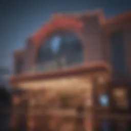 Exterior view of Niagara Falls Casino with welcoming signage