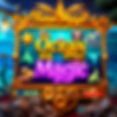 Gameplay screen showcasing features of Ocean Magic