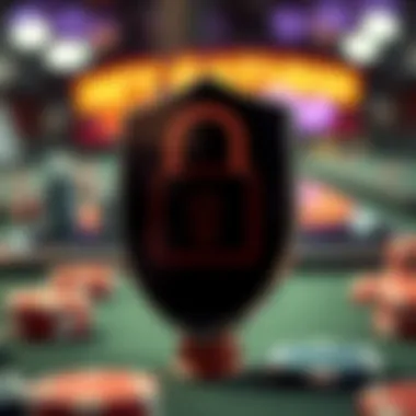 A secure payment symbol representing mobile security