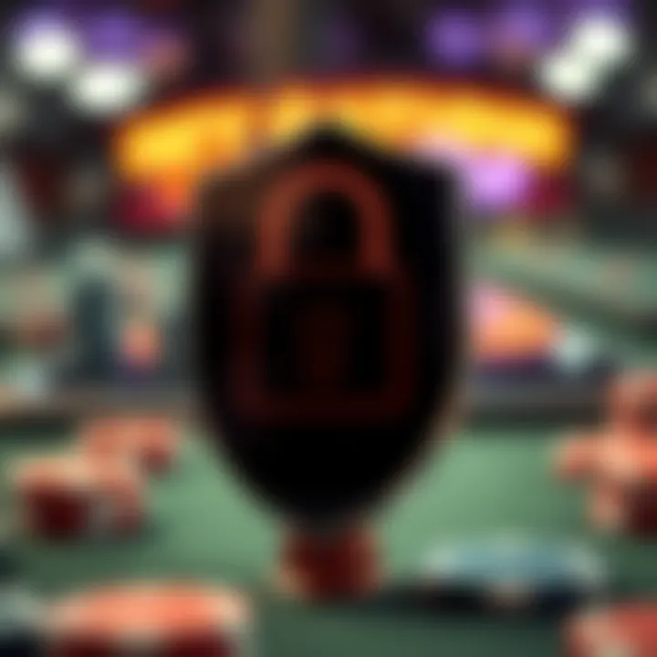 A secure payment symbol representing mobile security