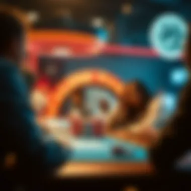 Conceptual art highlighting responsible gaming