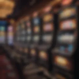 A vibrant collection of diverse slot machines in a Las Vegas casino