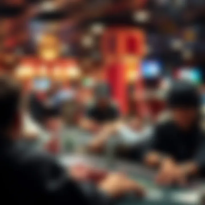 A showcase of social features and interactive elements in WSOP