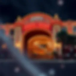 Elegant exterior of South Point Casino