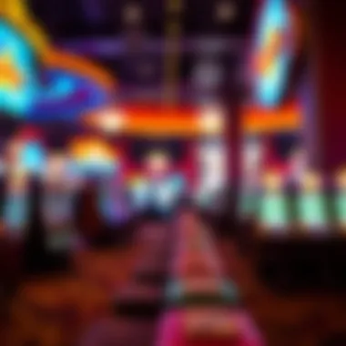 Exciting gaming floor at South Point Casino