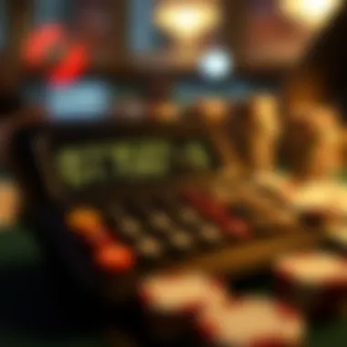 Calculator displaying odds and probabilities in poker