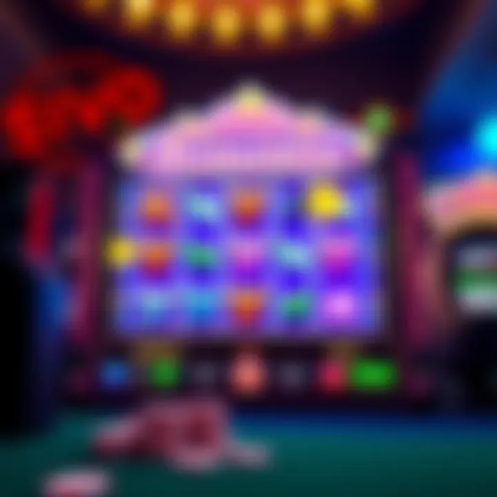 Vibrant display of Sweet Bonanza slot game interface