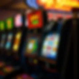 Diverse slot machine designs showcasing vibrant themes and mechanics