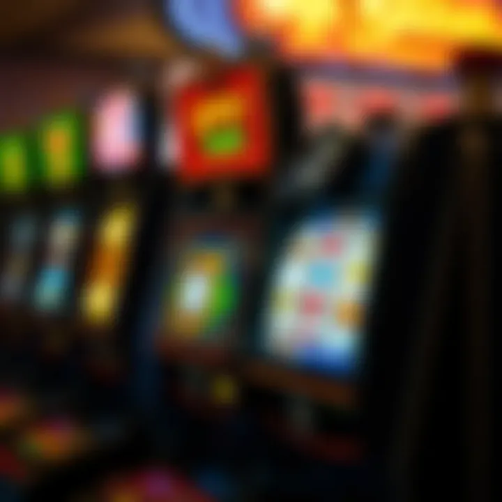 Diverse slot machine designs showcasing vibrant themes and mechanics