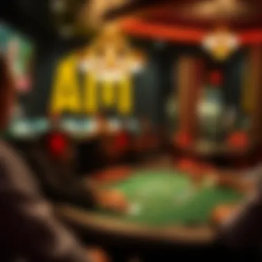 A serene gaming environment promoting responsible betting practices