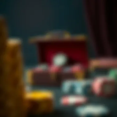 A luxurious poker chip case displaying craftsmanship and style.