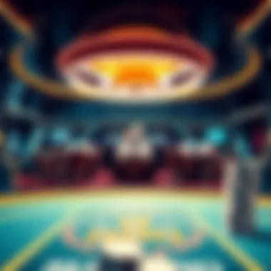 A futuristic concept of a casino powered by innovative technology.