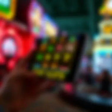 Mobile Slot Game Experience Engaging slot game interface on mobile device